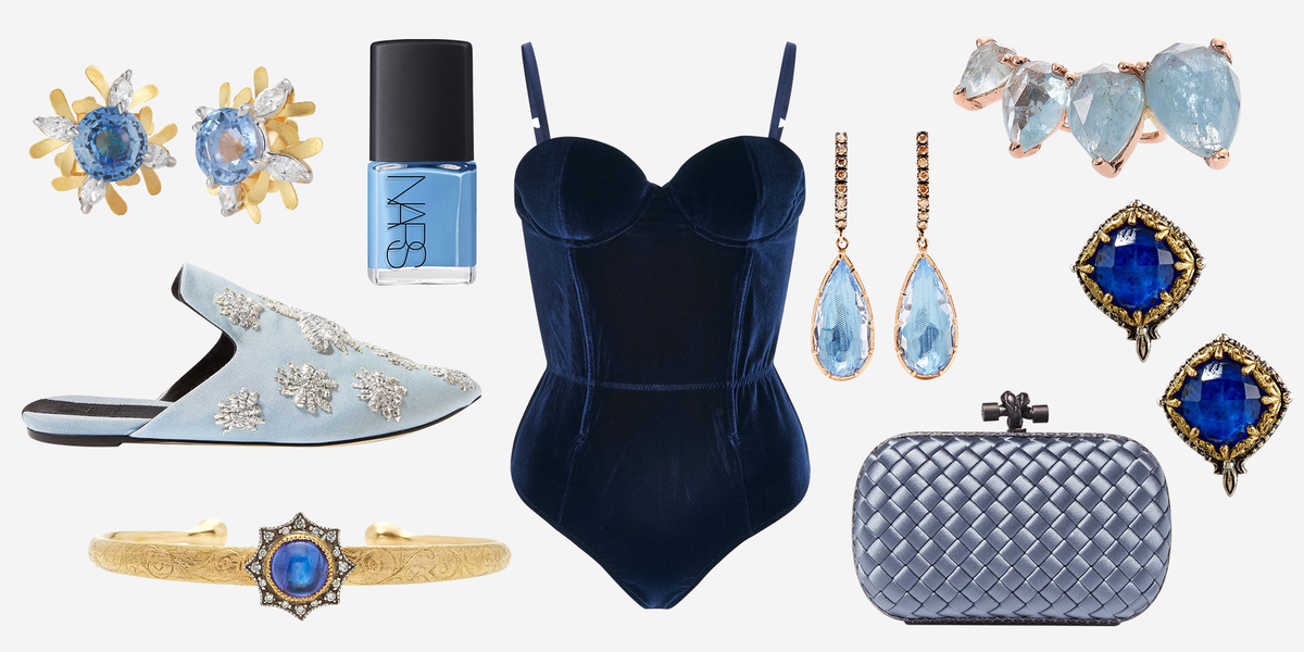 bride wear something blue