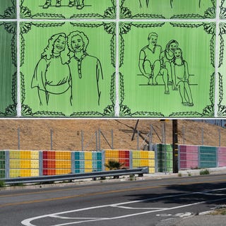 Sonia Romero El Sereno Sarape for the Alhambra Art Wall Project sonia romero el sereno sarape for the alhambra art wall project