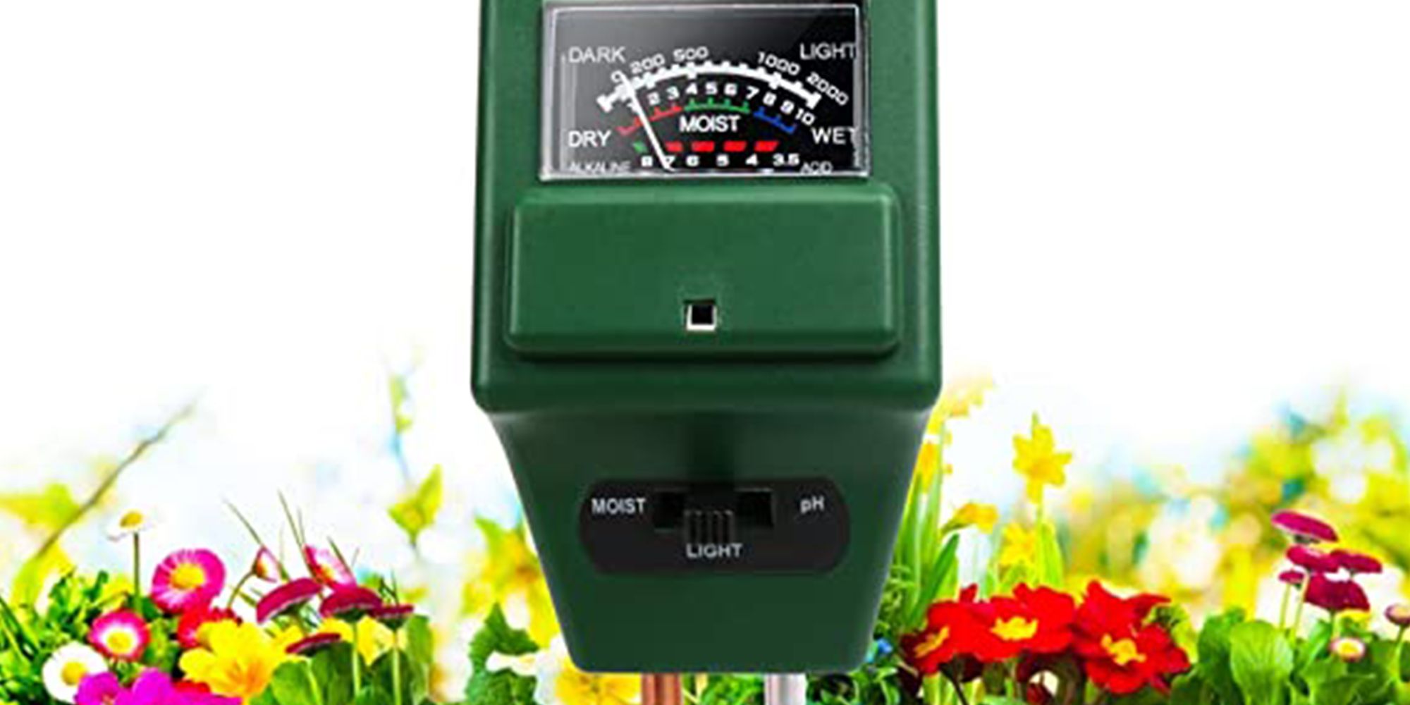 Ms06 3-In-1 Soil Moisture/Light/Ph Tester Gardening Tool K Details about   Sonkir Soil Ph Meter 