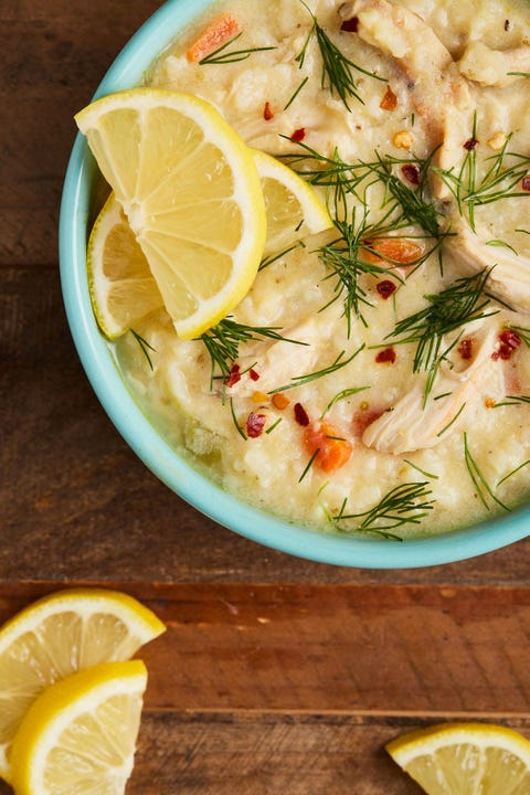 sopa griega avgolemono