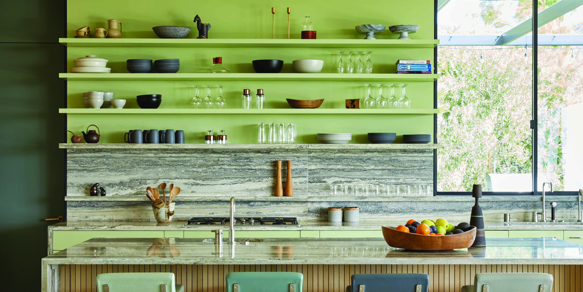 20 Kitchen Open Shelf Ideas How To, Accent Wall Shelves