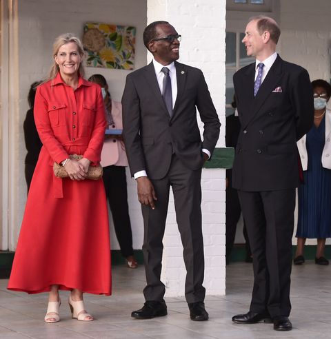 the earl and countess of wessex visit the caribbean day one