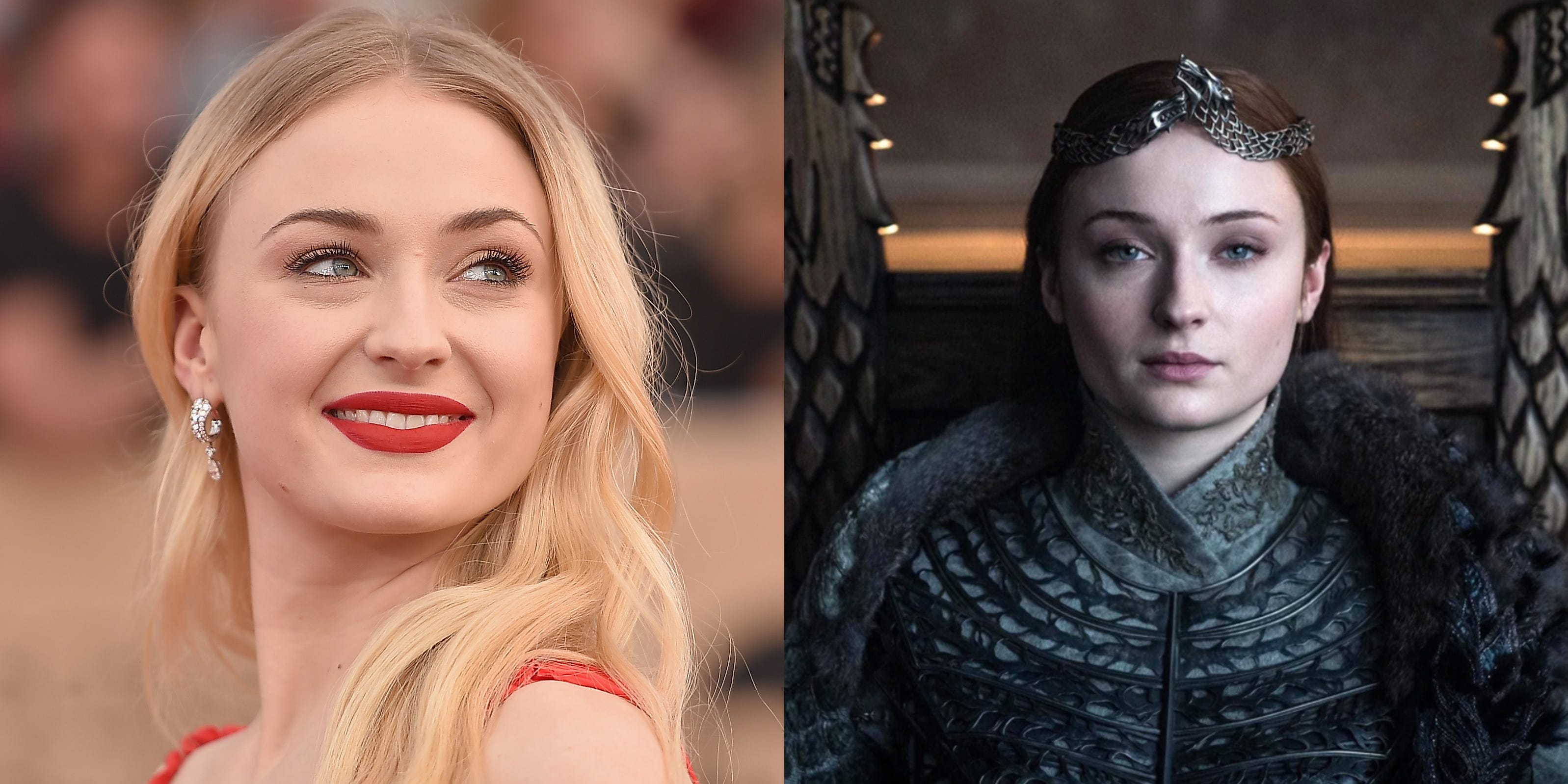 Sophie Turner Has Sansa’s Throne from the Game of Thrones Finale in Her House