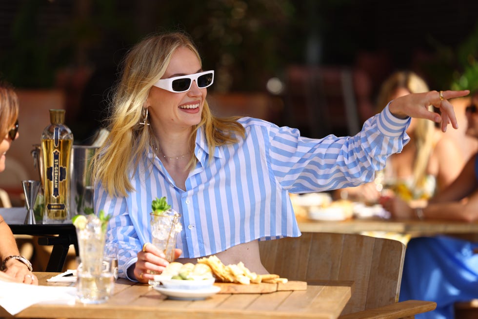 Sophie Turner In Daytime Pyjamas In The South Of France Is The Summer Mood We Need