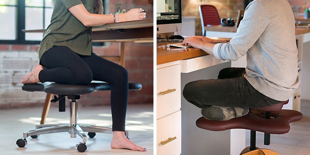 You Can Get An Office Chair That Lets You Sit Cross Legged At Your