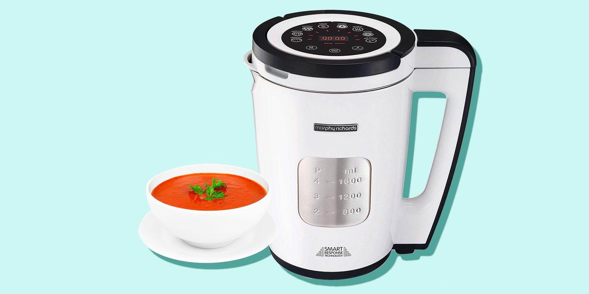 pea ham and mint soup in morphy richards soup maker