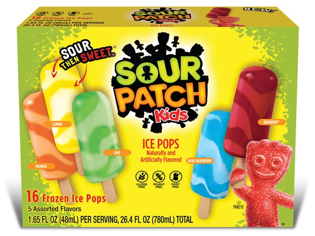 Sour Patch Kids Ice Pops Are Hitting Grocery Stores Soon