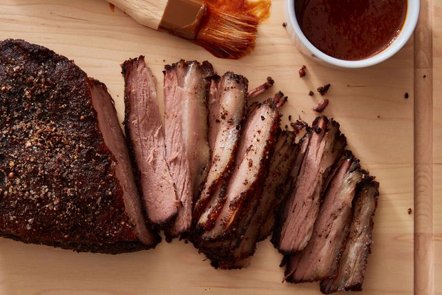 sous vide brisket with homemade bbq sauce