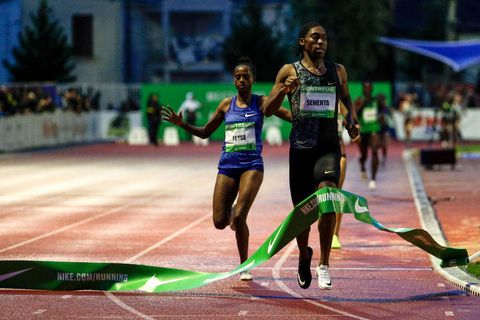 Caster Semenya ganó los 2.000m en Montreuil