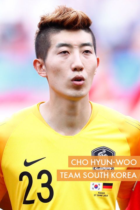  South Korea's goalkeeper Cho Hyun-woo at the 2018 World Cup