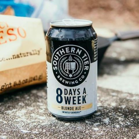 best low-calorie beer: southern tier brewing co. 8 days a week blonde ale