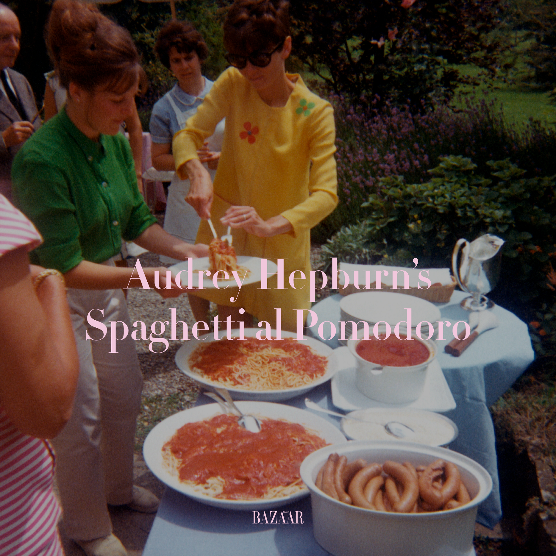La ricetta degli spaghetti al pomodoro di Audrey Hepburn