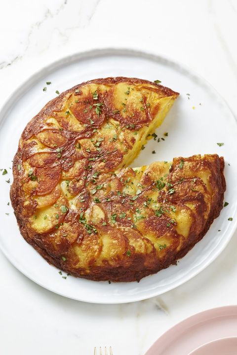 spanish potato omelet   easter brunch