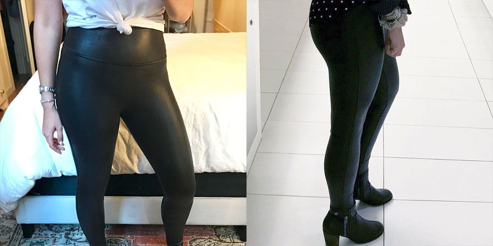 spanx faux leather leggings