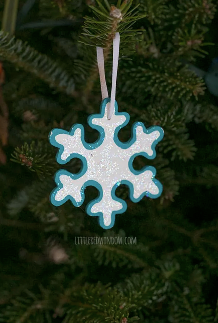 Brass Snowflakes Lot of 8 Vintage Christmas Tree Ornaments Porcelain Bell Angels
