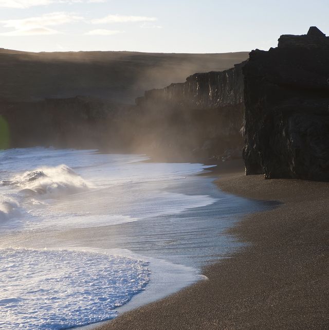 a beach of black sand near vik iceland photo by peter adamsavalonuniversal images group via getty images