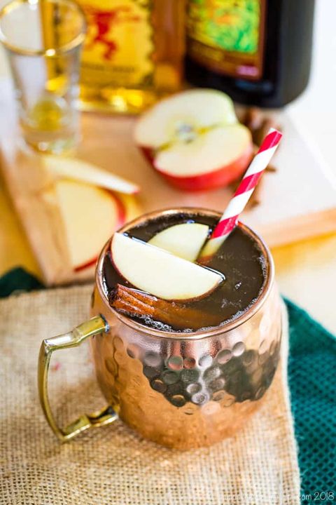 spiced apple cider moscow mule