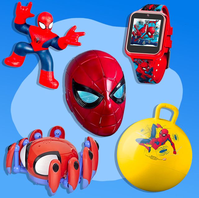 best spider man toys such as spiderman watches, masks, figures, and more