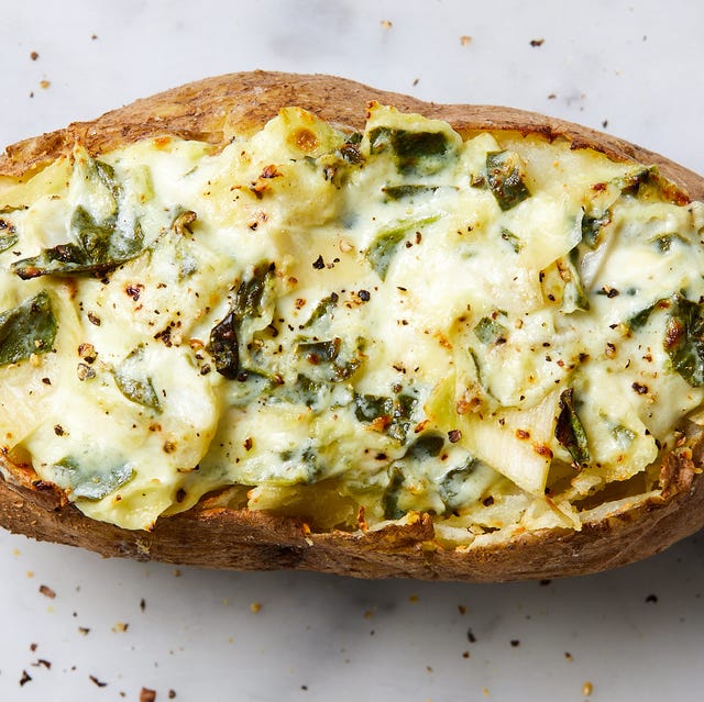Spinach Artichoke Baked Potato spinach artichoke baked potato