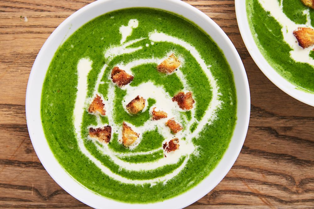 Spinach soup