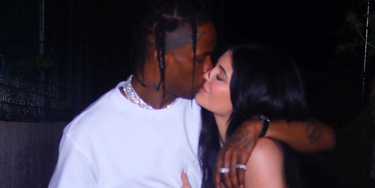 Kylie Jenner and Travis Scott Got Caught by Paparazzi Making Out in Italy.