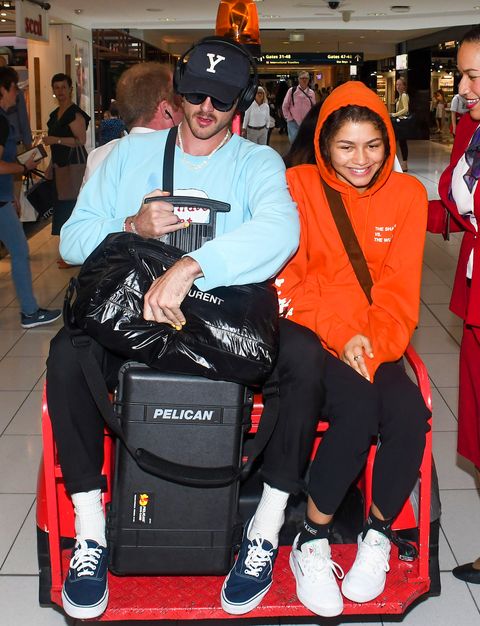 Zendaya and Jacob Elordi's Couple Airport Style Emphasizes ...