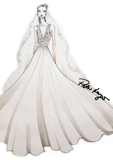 Gown, Dress, Clothing, White, Wedding dress, Victorian fashion, Costume design, Fashion illustration, Bride, Fashion design, 