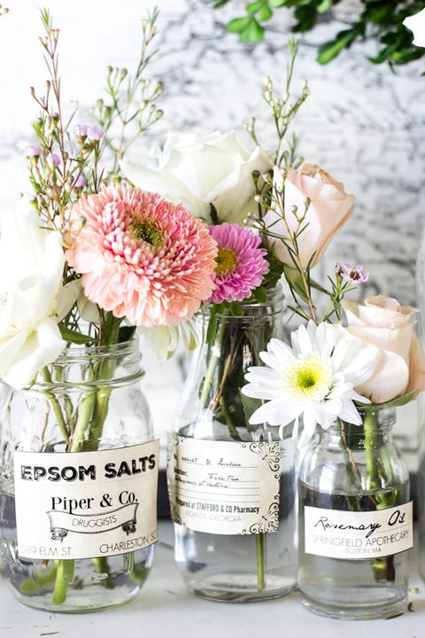 diy vintage flower vases
