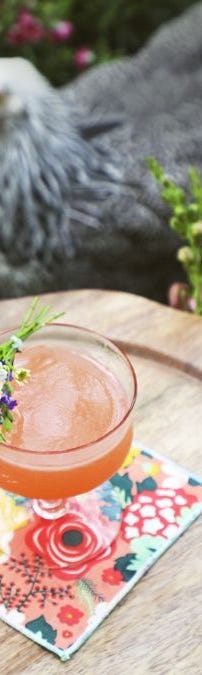 spring bouquet cocktail