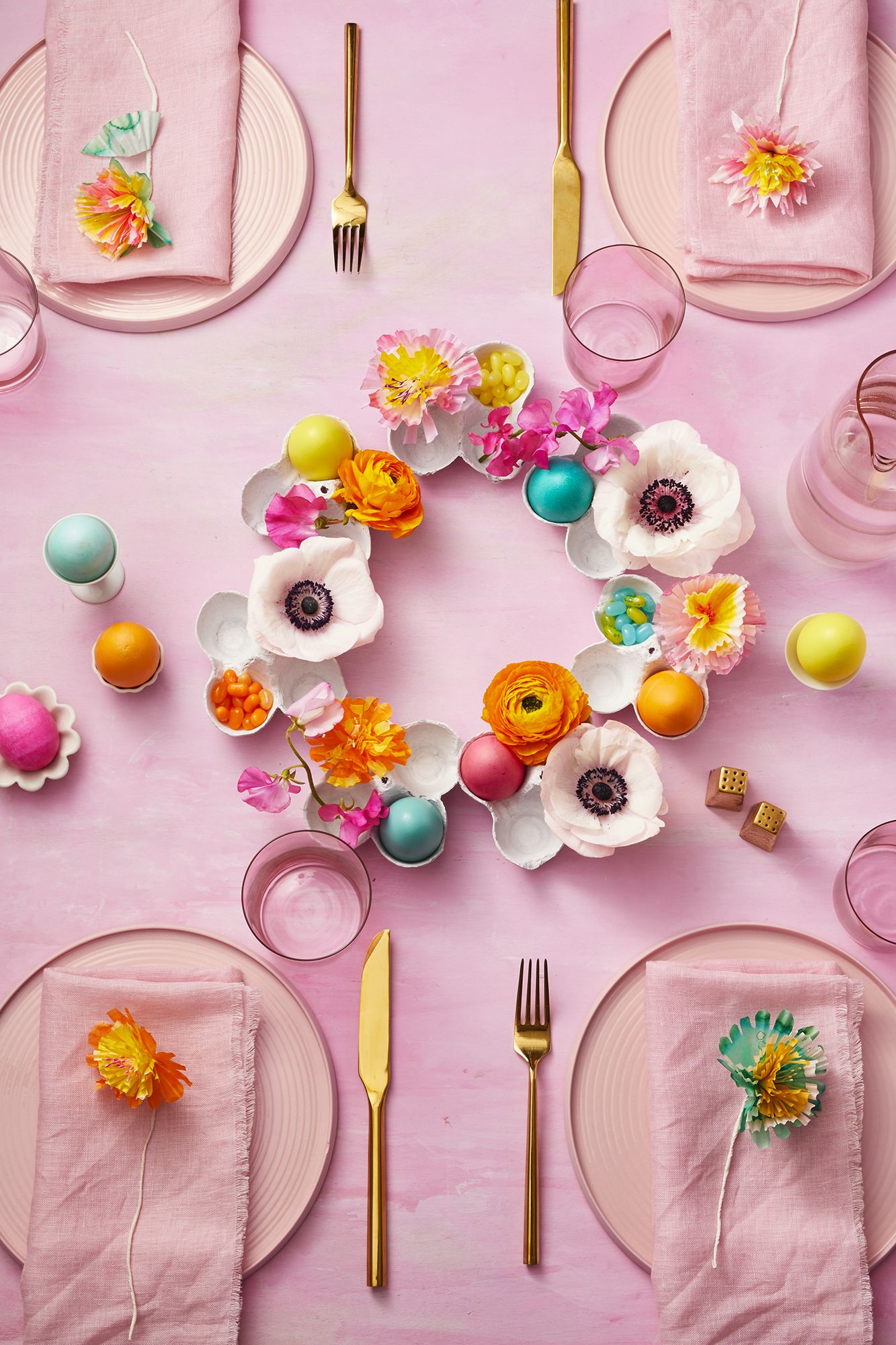 24 Spring Centerpieces To Diy Spring Centerpiece Ideas With Or Without Flowers