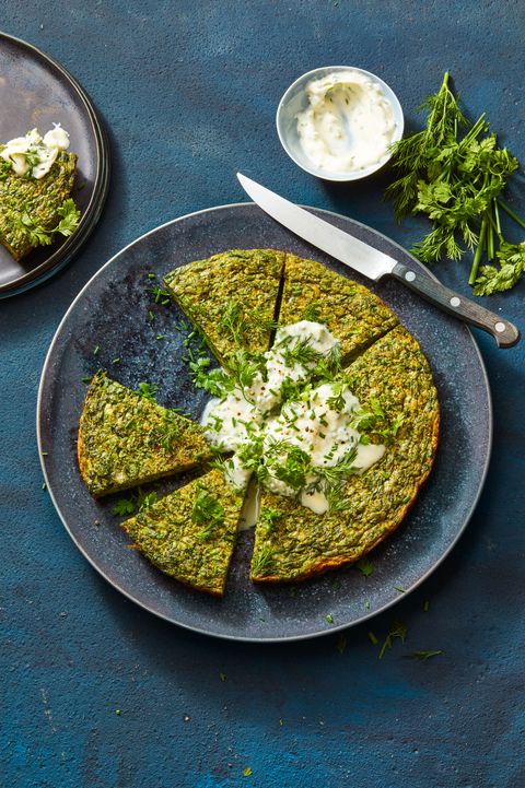 spring herb frittata   spring appetizers