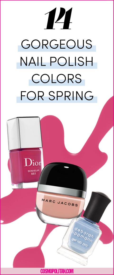 14 spring nail colors for 2018 nail polish you ll be wearing all