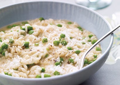 mese simple de 400 de calorii: Risotto