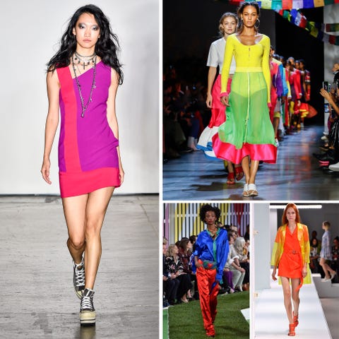 Spring/summer fashion trends 2019 - colour blocking