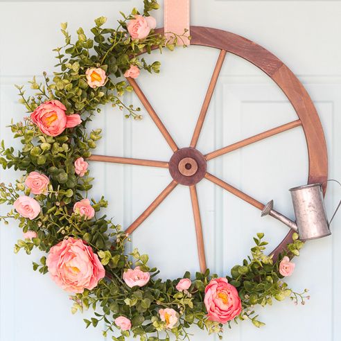 24 Diy Spring Wreaths Ideas For Spring Front Door Wreath Crafts,Beautiful Good Morning Flower Images Free Download Hd