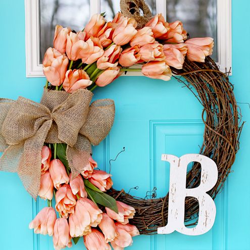 30 Diy Spring Wreaths Ideas For, Outdoor Spring Wreaths For Front Door Uk