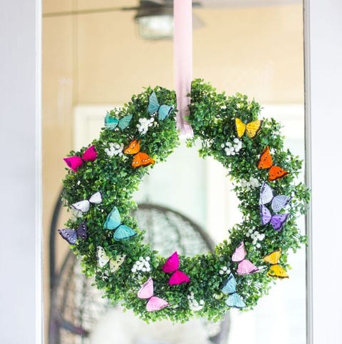 30 Diy Spring Wreaths Ideas For Spring Front Door Wreath Crafts