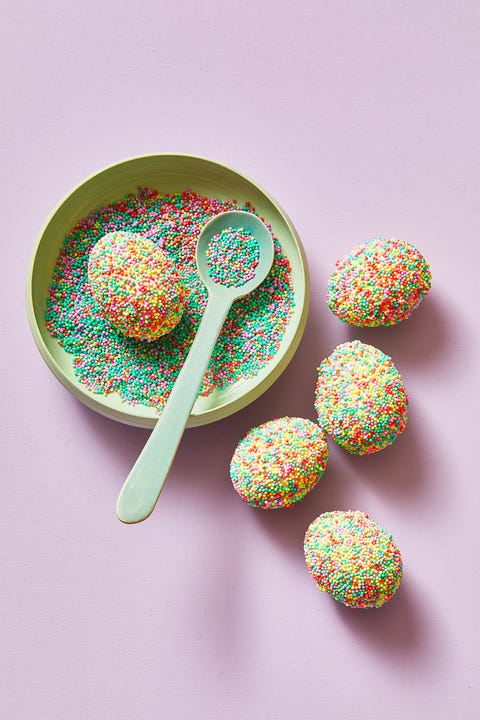 sprinkle easter eggs