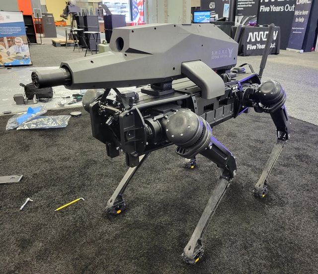 U S Army Robot Dog Ghost Robotics Vision 60
