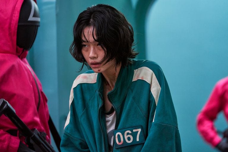 lula jogo, jung yeon ho como kang sae byeok