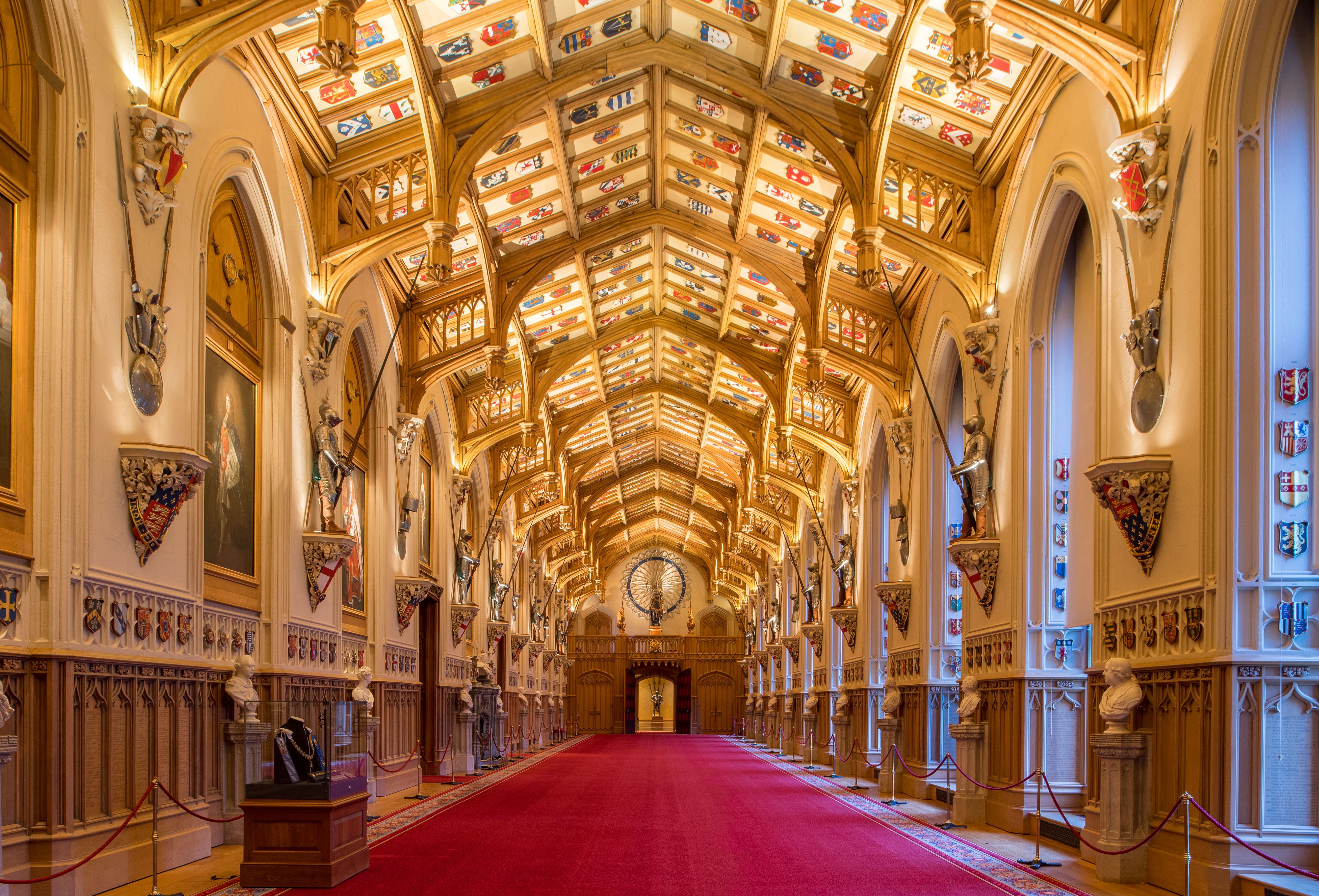 Inside St George S Hall Prince Harry And Meghan Markle S