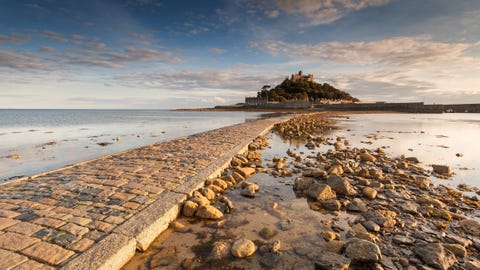 St Micheal's Mount a view from the causeway.