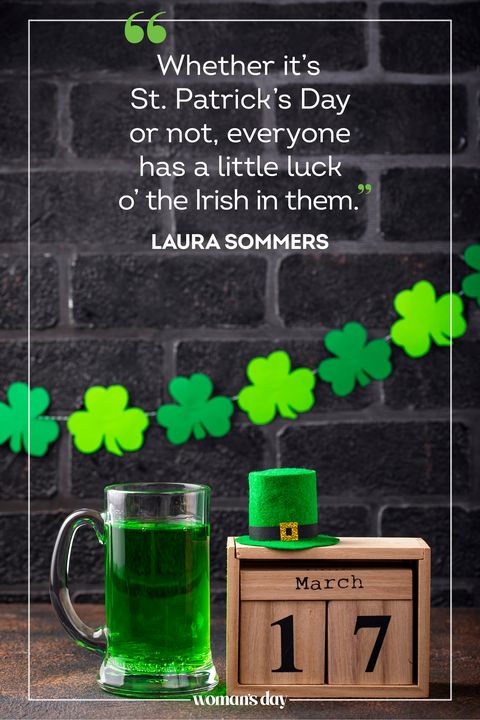 st patrick's day quotes laura sommers
