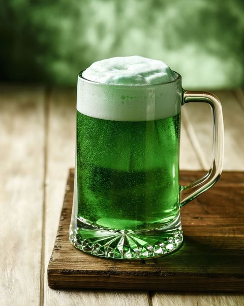 green beer in stein