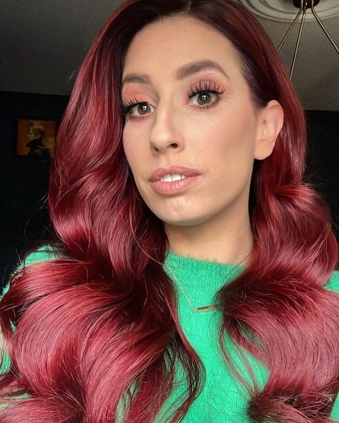 Loose Women's Stacey Solomon tones down red hair with new shade