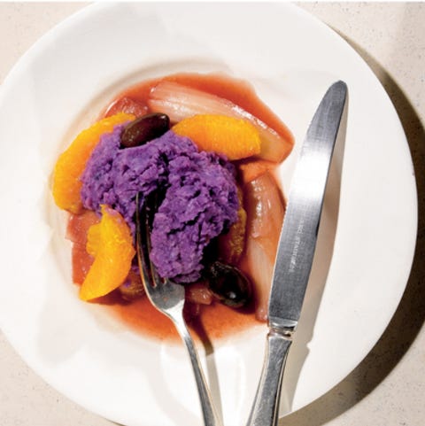 Truffelaardappels sjalottenjus Truffelaardappels sjalottenjus