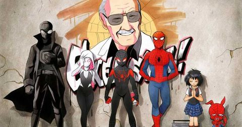Stan Lee tiene docenas de cameos en 'Spider-Man: Un nuevo universo'