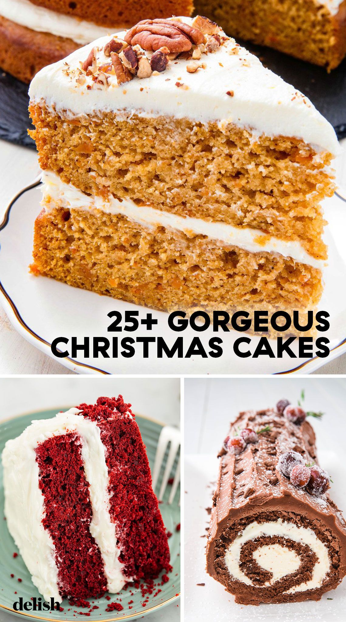 40 Easy Christmas Cake Recipes Best Holiday Cake Ideas