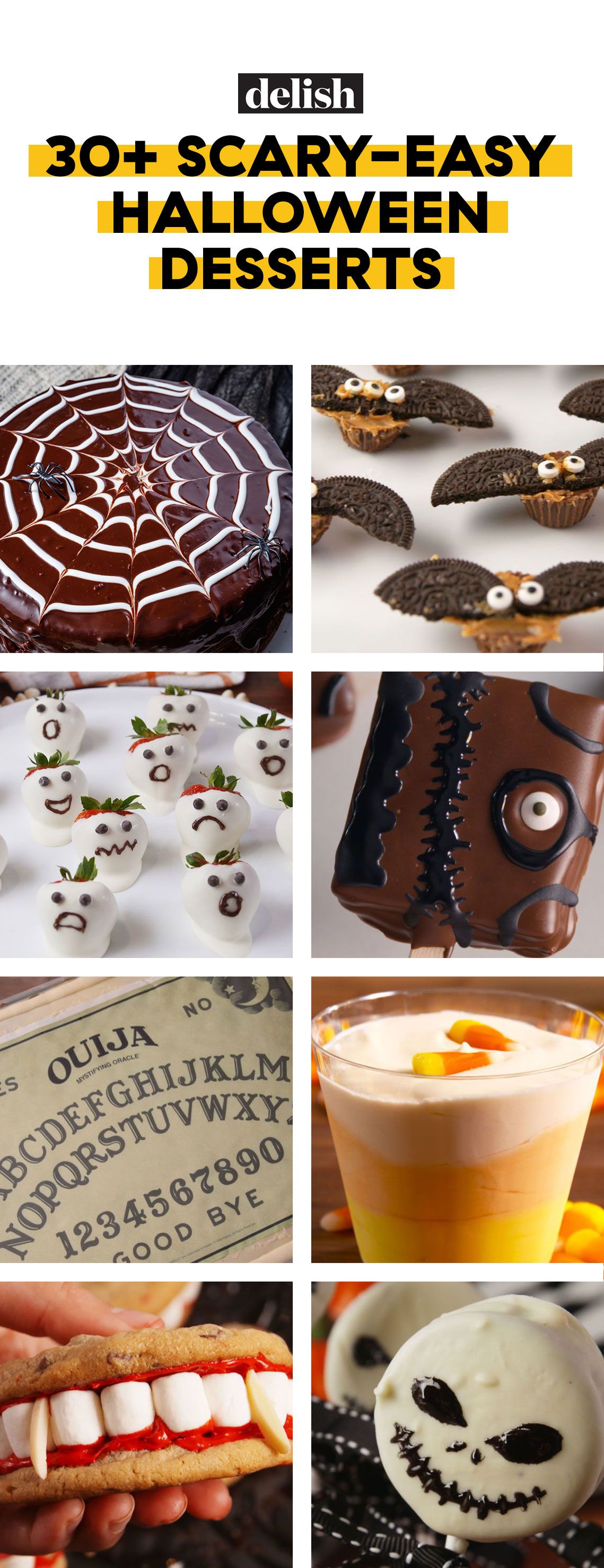 40 Easy Halloween Desserts Recipes For Halloween Party Dessert Ideas