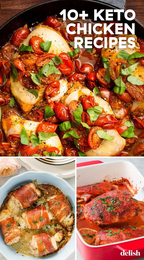 10+ Easy Keto Chicken Recipes - Best Ketogenic Chicken Ideas